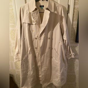 Anthropologie Maeve Daisy Embroidered Trench coat. Never-Worn